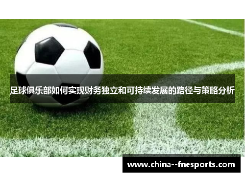 足球俱乐部如何实现财务独立和可持续发展的路径与策略分析